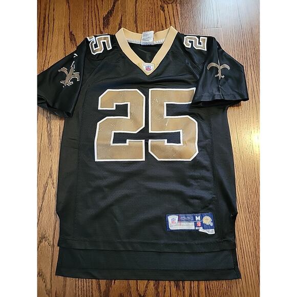 Reebok Reggie Bush New Orleans Saints Jersey Youth Medium 10-12 Football Boys - Picture 8 of 10